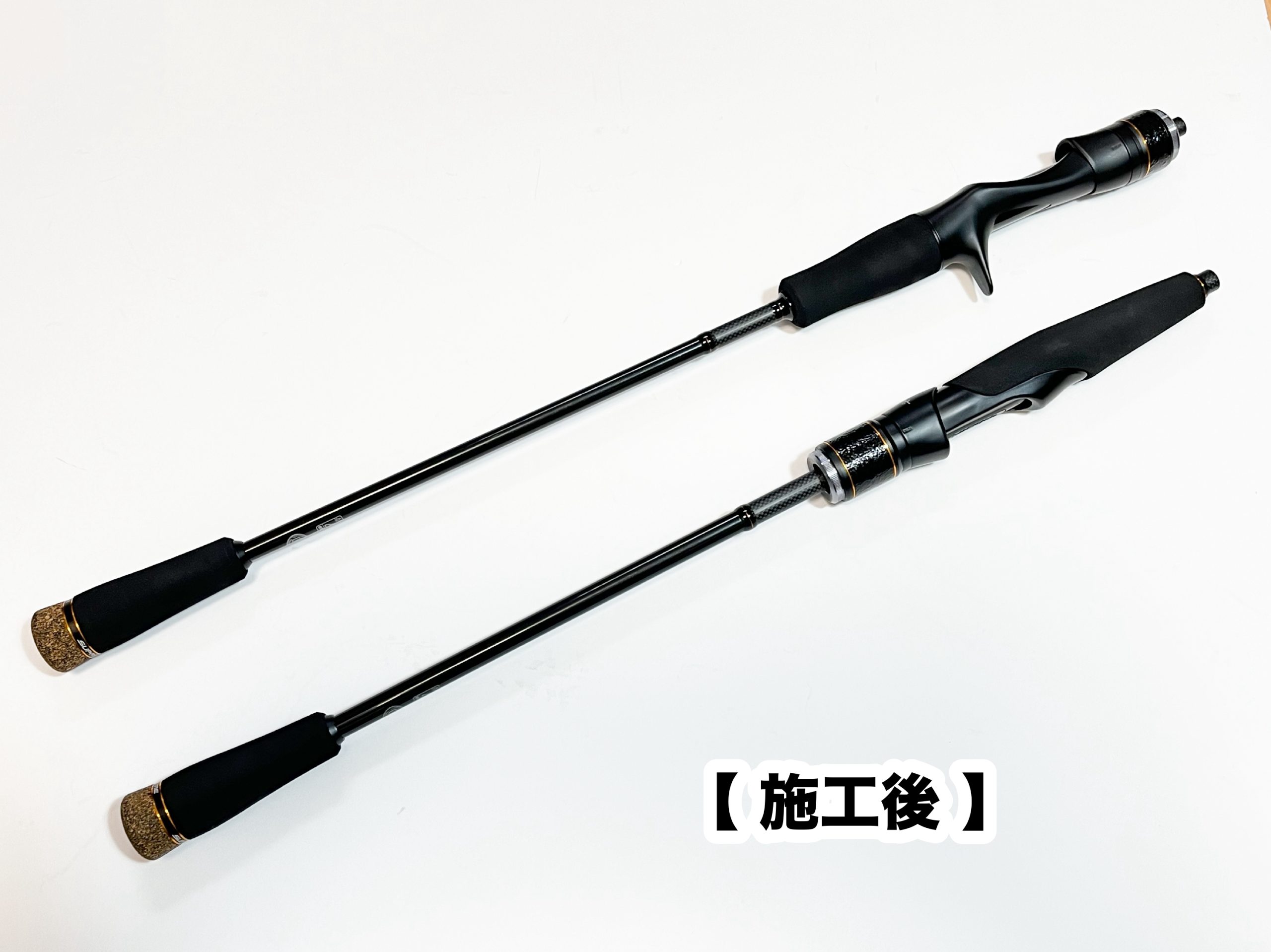 ロッドグリップの交換「コルク➔EVAへ」 - オリジナルロッド製作